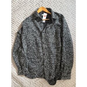 Men's Black and Gray Sweater -Urban Outfitters- Size Small